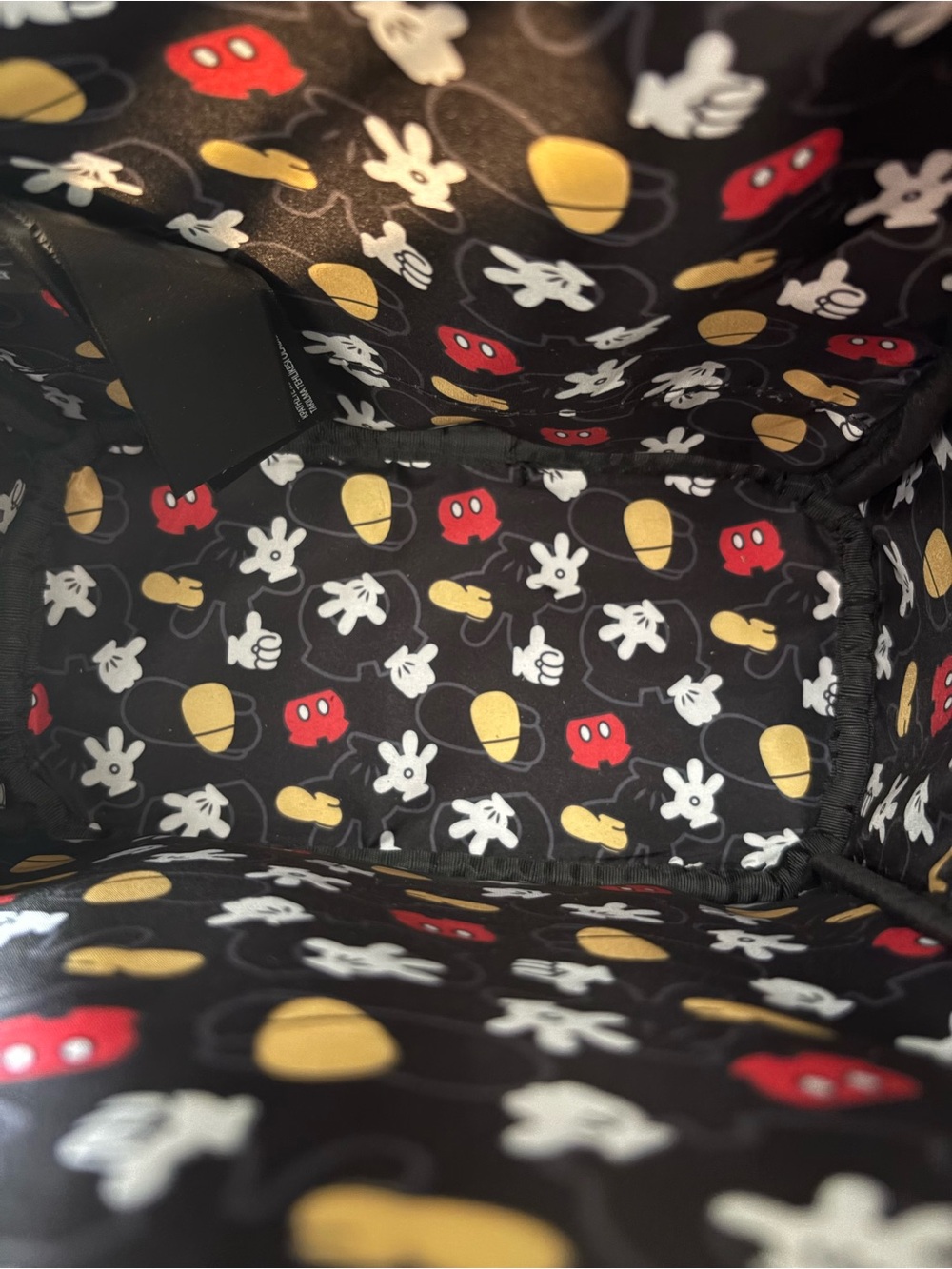 Loungefly Black & Red Mickey Backpack & Matching Wallet - Picture 4 of 6